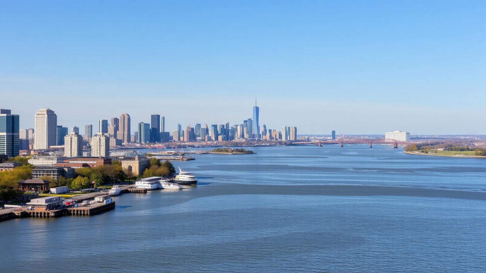 New York – Wagner College (Yaz Okulu) Stafford House kampüsü ve şehir görünümü